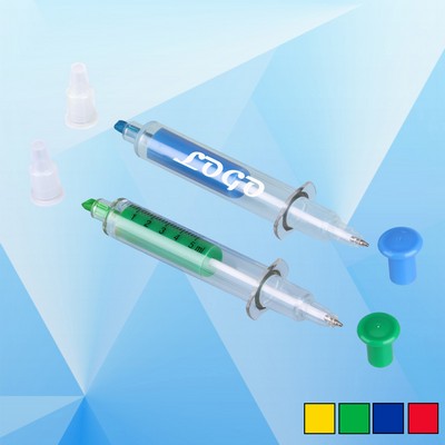 2 in 1 Highlighter Ballpoint Pen