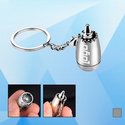 Aviation Engine Key Chain