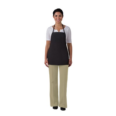 Made in the USA Two Pocket Promo Bib Apron w/Non-Adjustable Neck (22"x18")