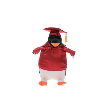 soft plush Penguin with graduation cap &gown