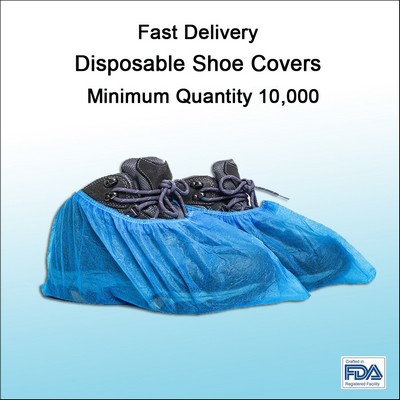 Disposable Shoe Covers - Non Woven Material - Quick Turn Time