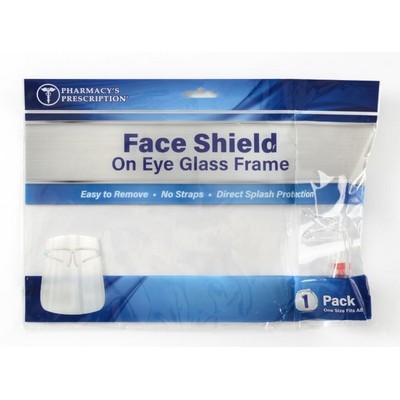 Pharmacy's Prescription® PET Face Shield w/Glasses