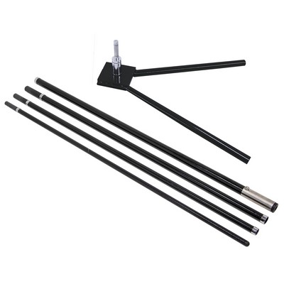 15' Insta-Flag Pole with Vehicle Base Hardware Kit