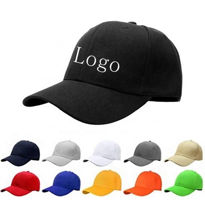 6 Panel Polyester Hat Adult/Kid