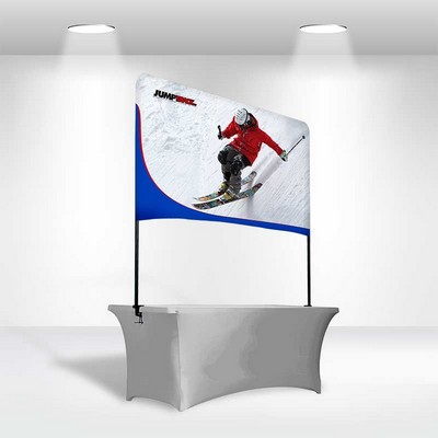 8' Full Color Table Top Banner - Medium