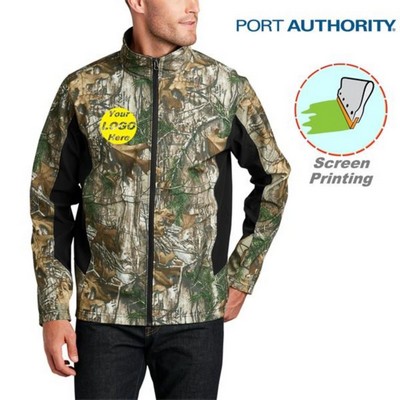 Port Authority Camouflage Colorblock Soft Shell Jackets