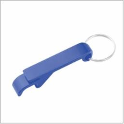 Blue Bottle Opener Key Chain