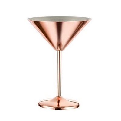 Stainless Steel Martini Cocktail Glass