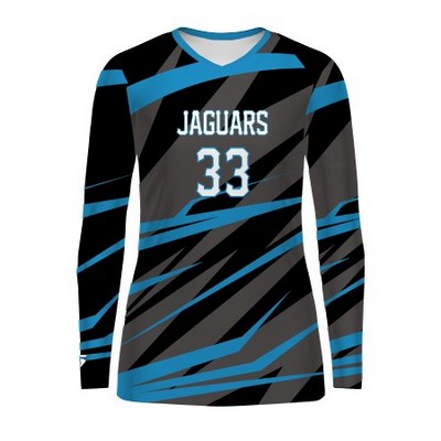 High Five Ladies' Freestyle™ Sublimated Long Sleeve Stretch Volleyball Jersey