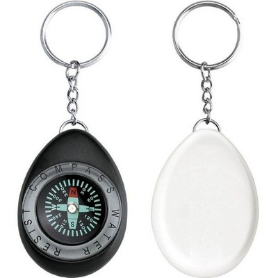 Navigation Compass Key Chain