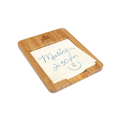 Bamboo Sticky Note Holder