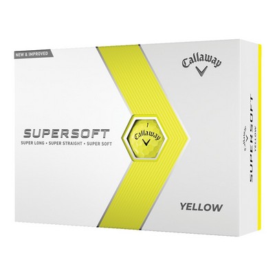 Callaway 2023 Supersoft Golf Balls - Yellow