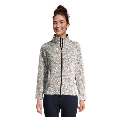 KNOSS Inspire Women's Bonded Sweater Fleece Jacket