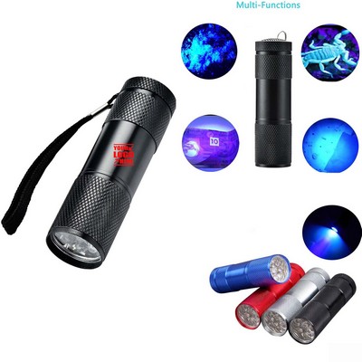 Portable Mini LED UV Flashlight Ultraviolet Lamp