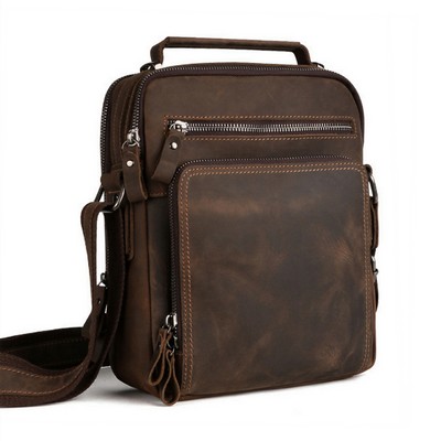 Genuine Leather Messenger Bag