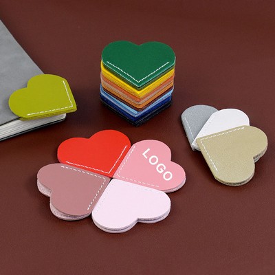 Heart Shaped Corner Bookmark