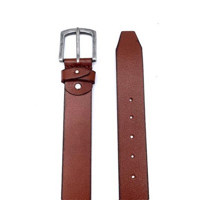 Full Grain Oily Mild 40 Mm Width Belt w/Alloy Buckle