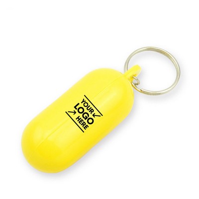 Floating Capsule Keychain