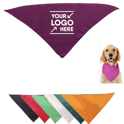 Large Triangle Pet Scarf