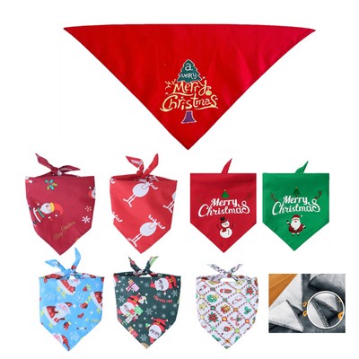 Christmas Pet Triangle Bandana