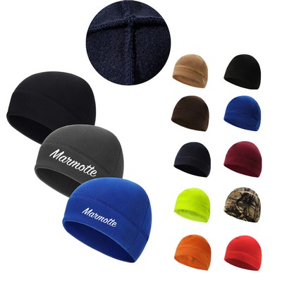 Soft Polar Fleece Beanie Hat