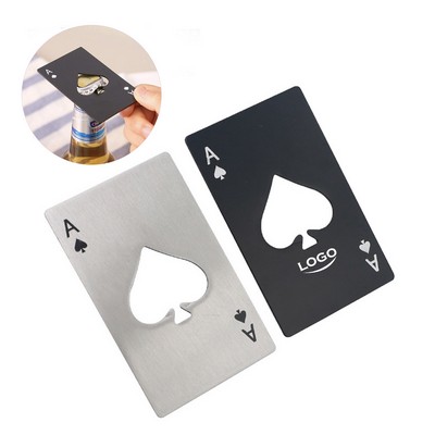 Playing Card Shape Bottle Opener