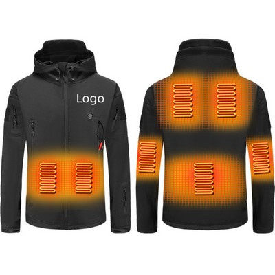 Heated Jacket Hoodie With Long Sleeve