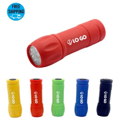 9 LED Handheld Flashlights with lanyards