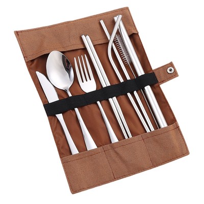 Camping Stainless Steel Utensil Set