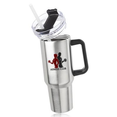 Silver Falcon 40oz Travel Mug