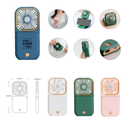 Portable USB Handheld Mini Fan/Power Bank/Phone Holder