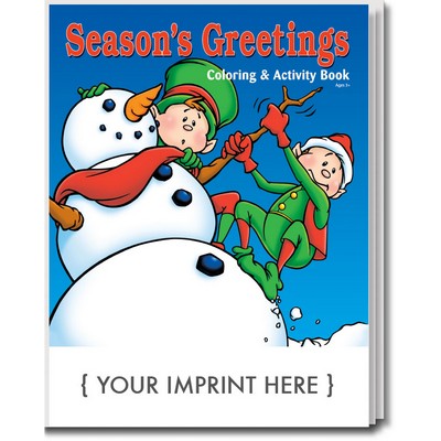 Season's Greetings Coloring Book Fun Pack