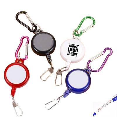 Round Plastic Retractable Measuring Tape