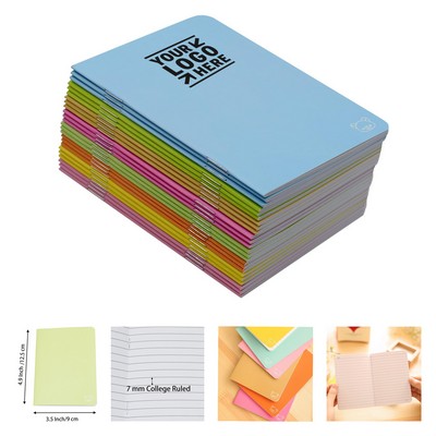 24 Sheets 48 Ruled Pages 4.9 x 3.5 Inch Pocket Notebook