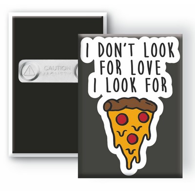 2.5" x 3.5" Rectangle Button Magnet