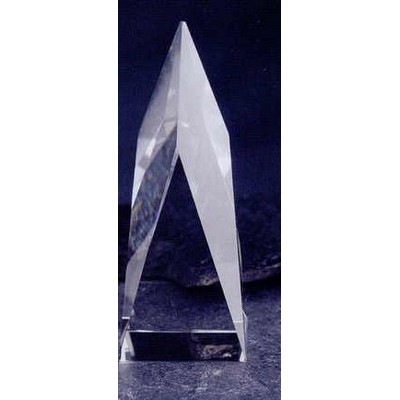 Crystal Steeple Award (7"x2 3/4")