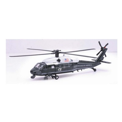 Vh-60n White Hawk Die Cast Helicopter 1:60 Scale