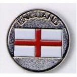 England Flag Stock Ball Markers