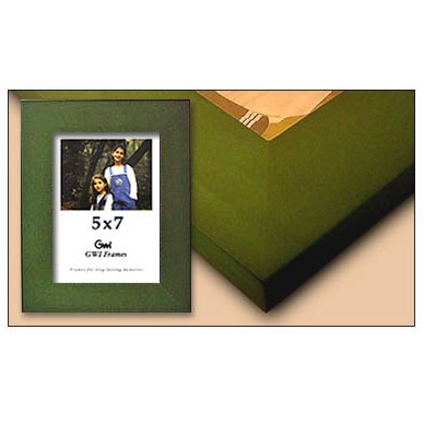 Green Flat Style Photo Frame (4"x6")