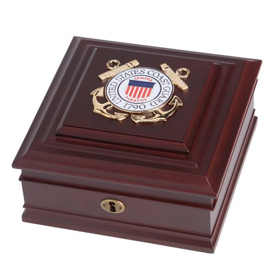 Coast Guard Medallion Desktop Box