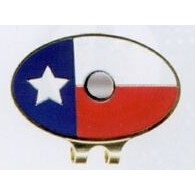 Stock Texas Flag Hat Clip