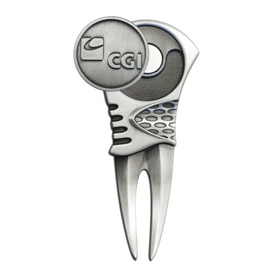 Action Divot Tool w/Die Struck Ball Marker