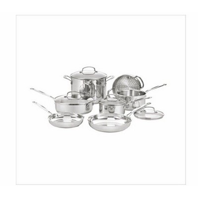 Cuisinart® Chef's Classic™ 11 Piece Stainless Steel Cookware Set