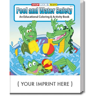 Pool and Water Safety Coloring & Activity Book