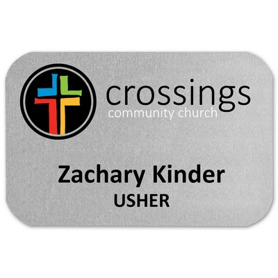 Uv Personalized Aluminum Badges (6-10 Sq. Inches)