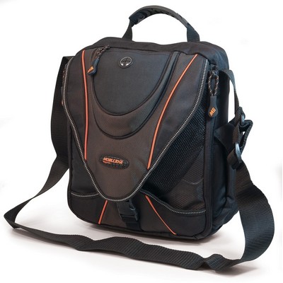 Mini Messenger - Black/Orange