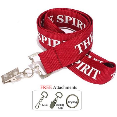 3/4" Super Saver Polyester Lanyard