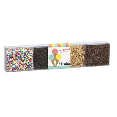 Small 4 Way Ice Cream Toppings Set