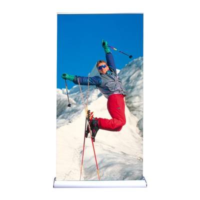 Deluxe Retractable Banner Stand 36" x 80"