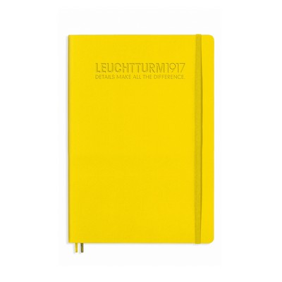 B5 Softcover Composition Notebook - Lemon Yellow, Plain